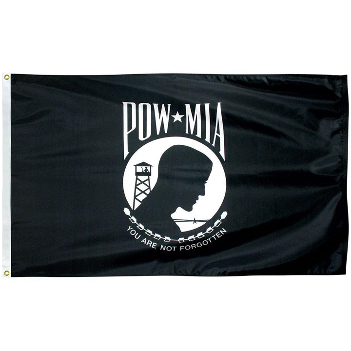 POW MIA Flag (3x5 foot) Double-sided Embroidered - USA Flag Co.