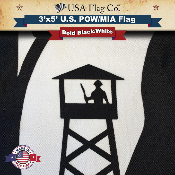 POW MIA Flag (3x5 foot) Double-sided - USA Flag Co.