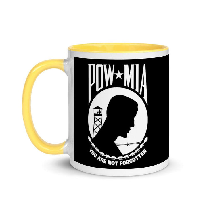 POW MIA Mug - 11 oz. Black Mug - USA Flag Co.