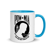 POW MIA Mug - 11 oz. White Mug - USA Flag Co.