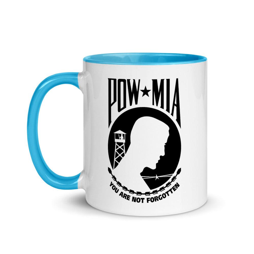 POW MIA Mug - 11 oz. White Mug - USA Flag Co.