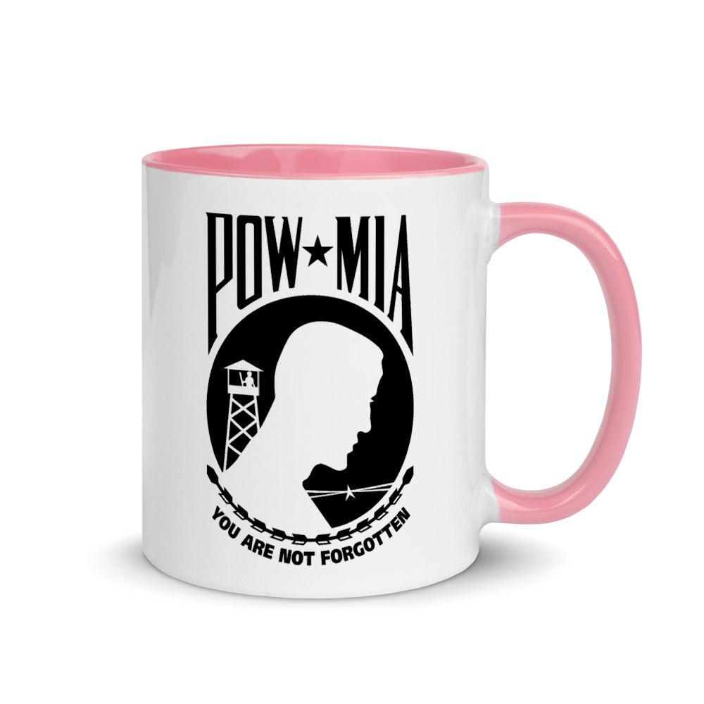 POW MIA Mug - 11 oz. White Mug - USA Flag Co.