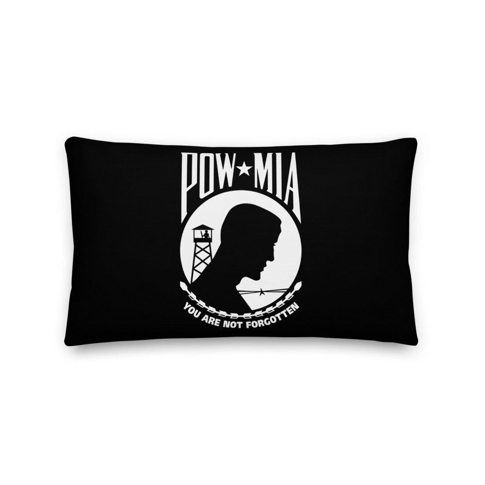 POW MIA Premium Throw Pillows - USA Flag Co.