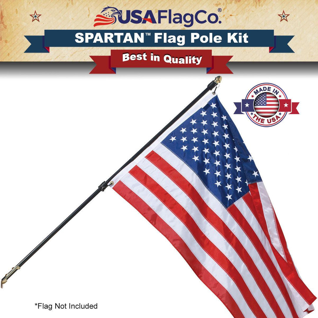 SPARTAN™ NeverFurl® 6ft Flagpole (Made in the USA)