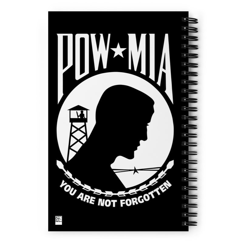 POW-MIA Flag Spiral Notebook by USA Flag Co.
