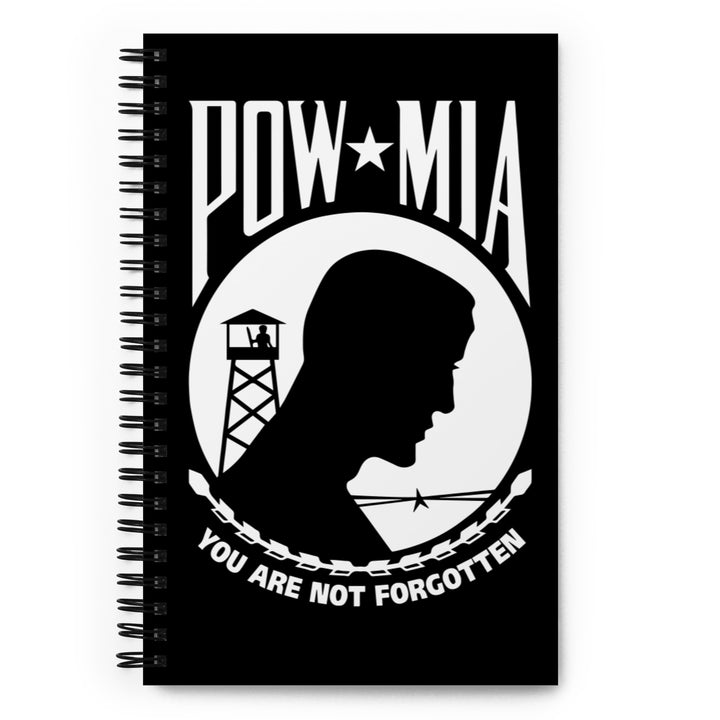 POW-MIA Flag Spiral Notebook by USA Flag Co.