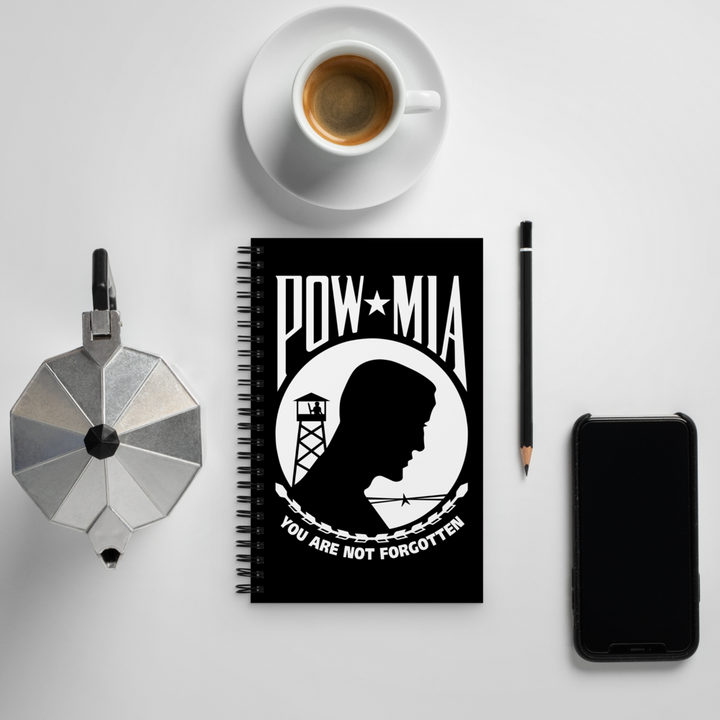 POW-MIA Flag Spiral Notebook by USA Flag Co.