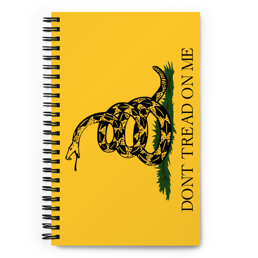 Don't Tread On Me Flag Spiral Notebook by USA Flag Co.