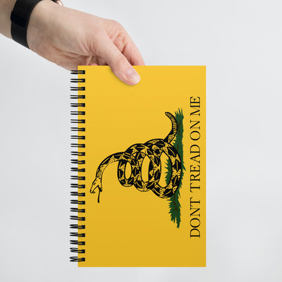 Don't Tread On Me Flag Spiral Notebook by USA Flag Co.