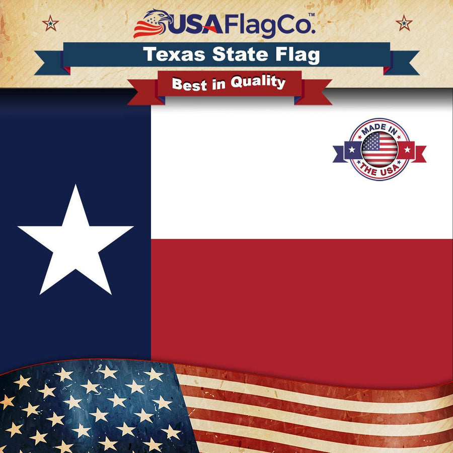 Texas Flag (Fully Sewn Design) - USA Flag Co.