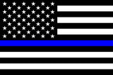 Thin Blue Line American Flag (3x5 foot) Digital Dyed Design - USA Flag Co.
