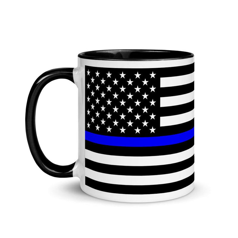 Thin Blue Line Mug - 11 oz. - USA Flag Co.