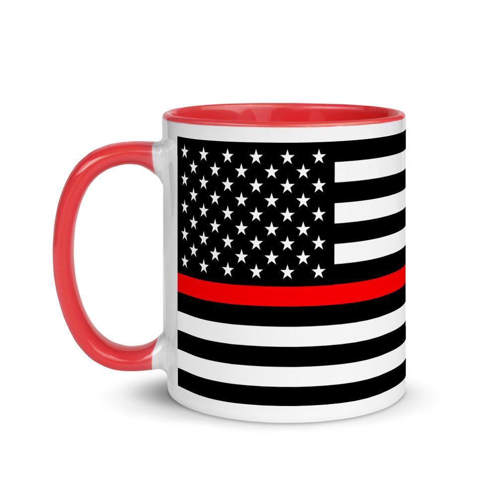 Thin Red Line Mug - 11 oz. - USA Flag Co.