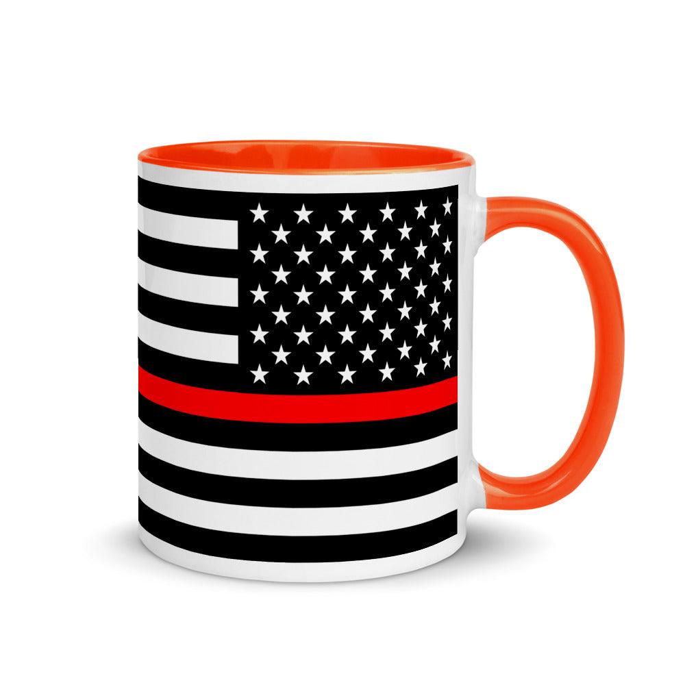 Thin Red Line Mug - 11 oz. - USA Flag Co.