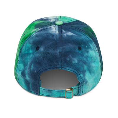 Tie Dye Hat American Flag (Embroidered Flag)