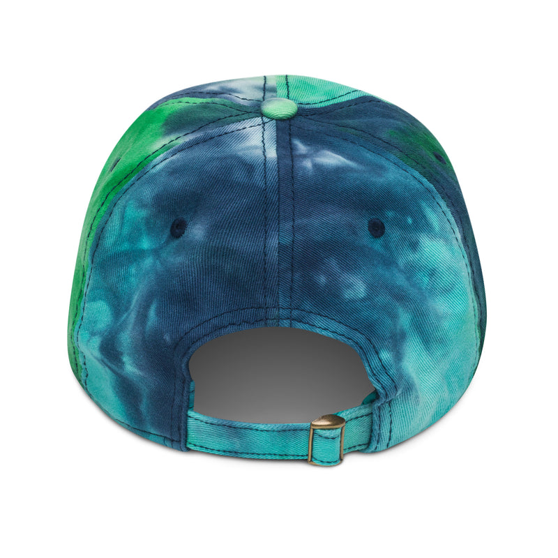 Tie Dye Hat American Flag (Embroidered Flag)