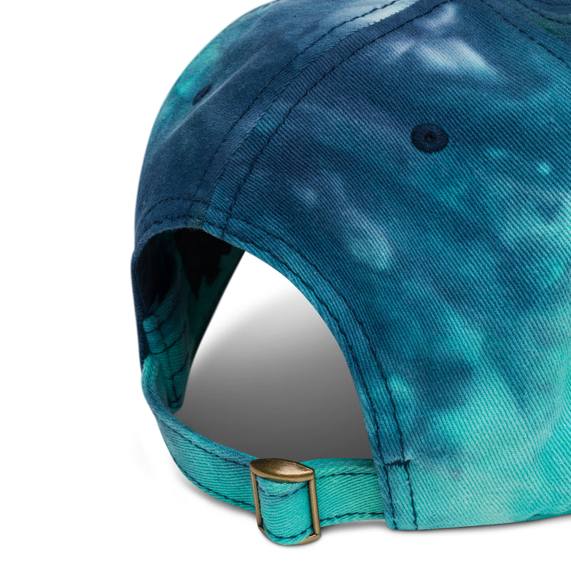 Tie Dye Hat American Flag (Embroidered Flag)