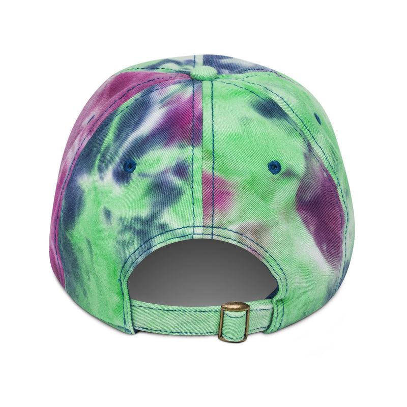 Tie Dye Hat American Flag (Embroidered Flag)