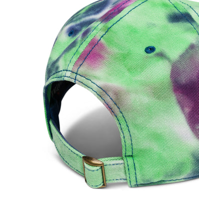 Tie Dye Hat American Flag (Embroidered Flag)