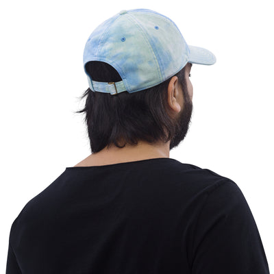 Tie Dye Hat American Flag (Embroidered Flag)