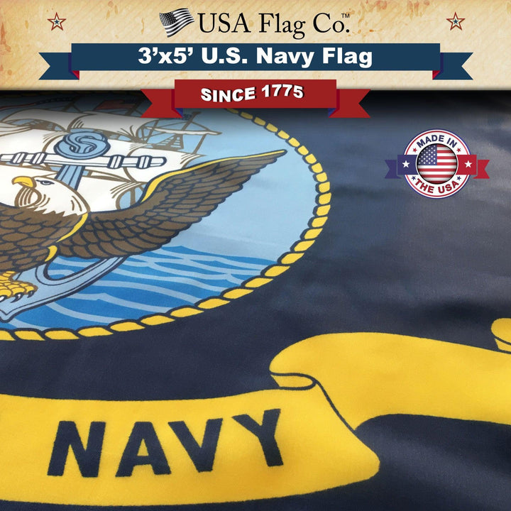 US Navy Flag (3x5 foot) - USA Flag Co.