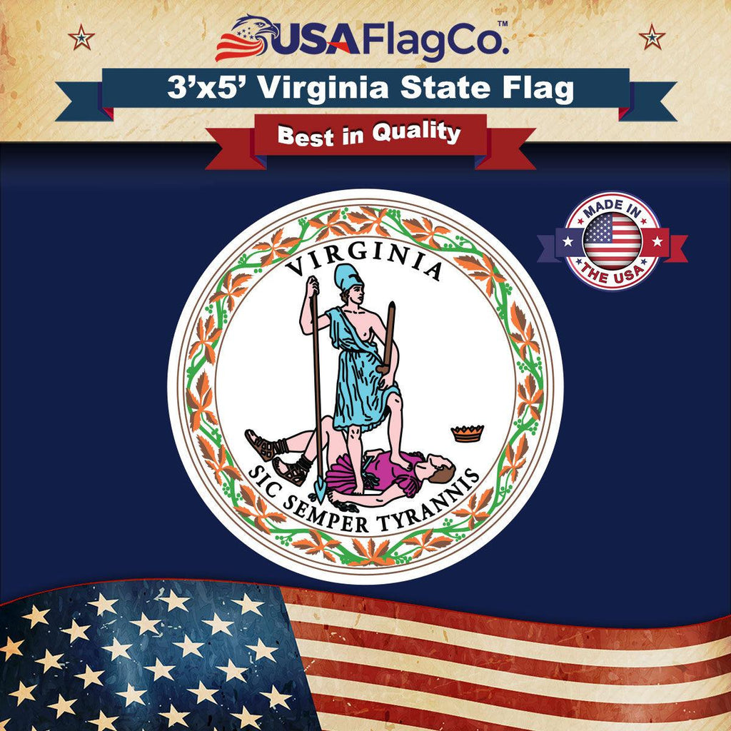 Virginia State Flag | Made in USA | Heavy Duty Nylon – USA Flag Co.
