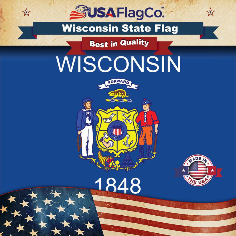 Wisconsin Flag - USA Flag Co.